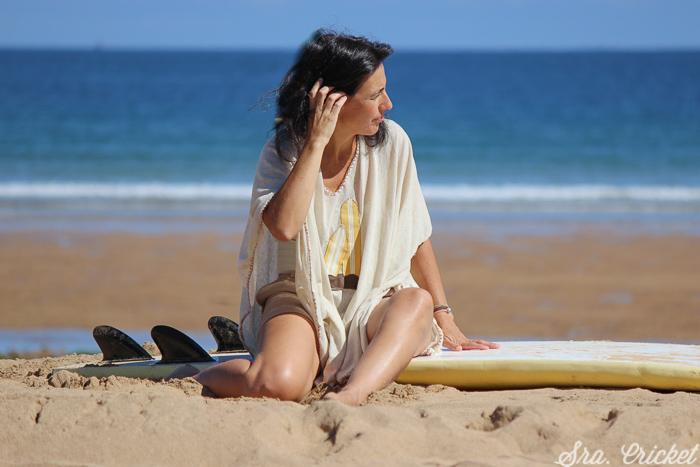 poncho para ir a la playa