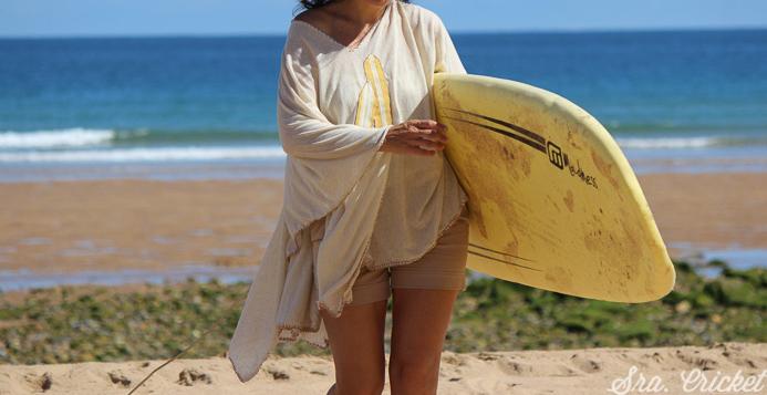 poncho para la playa