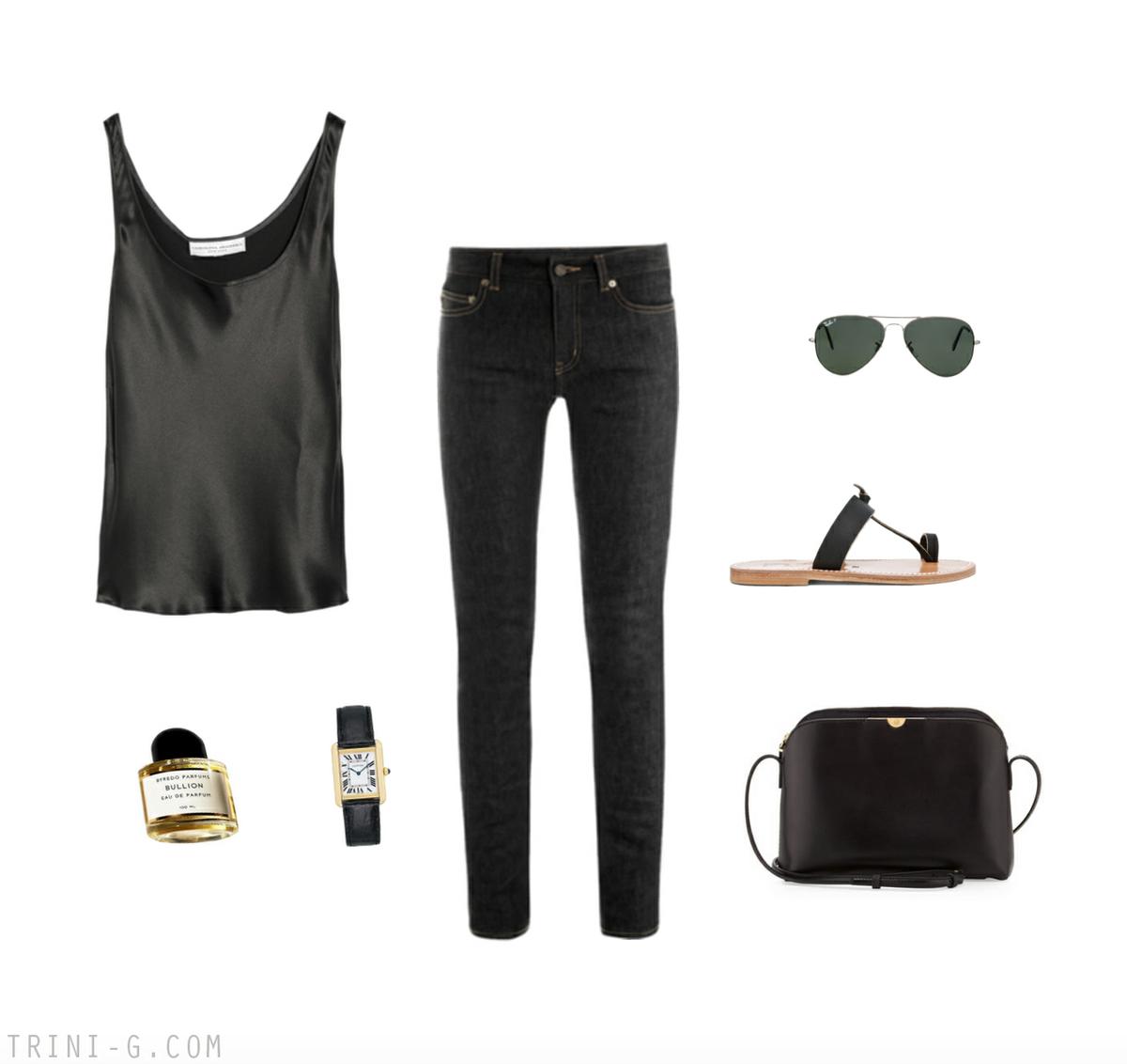 Trini blog | Saint Laurent jeans The Row bag