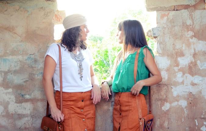 Mi vestido azul - Faldas a pares (2)