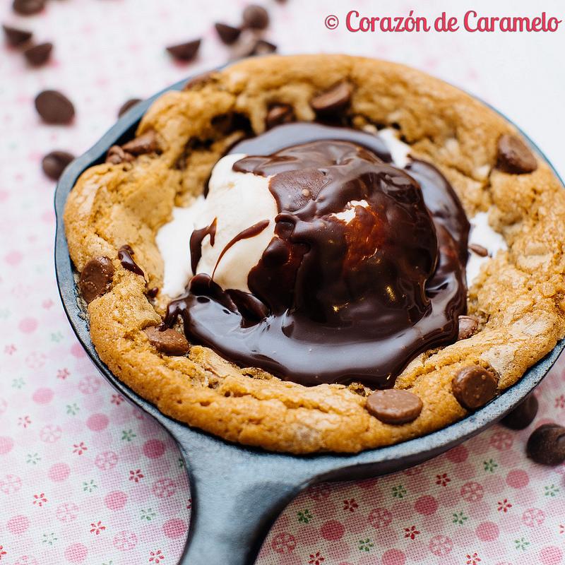 Cookies con helado