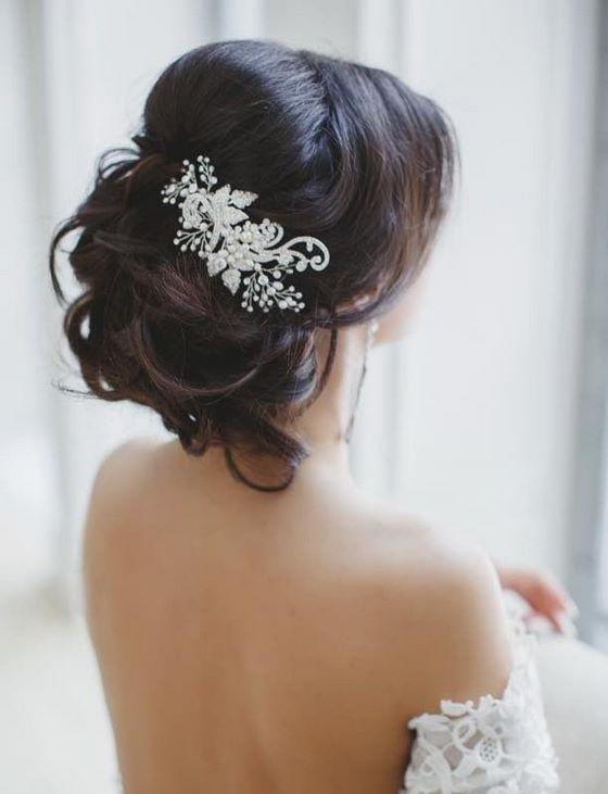 pelo lazio peinado para novia