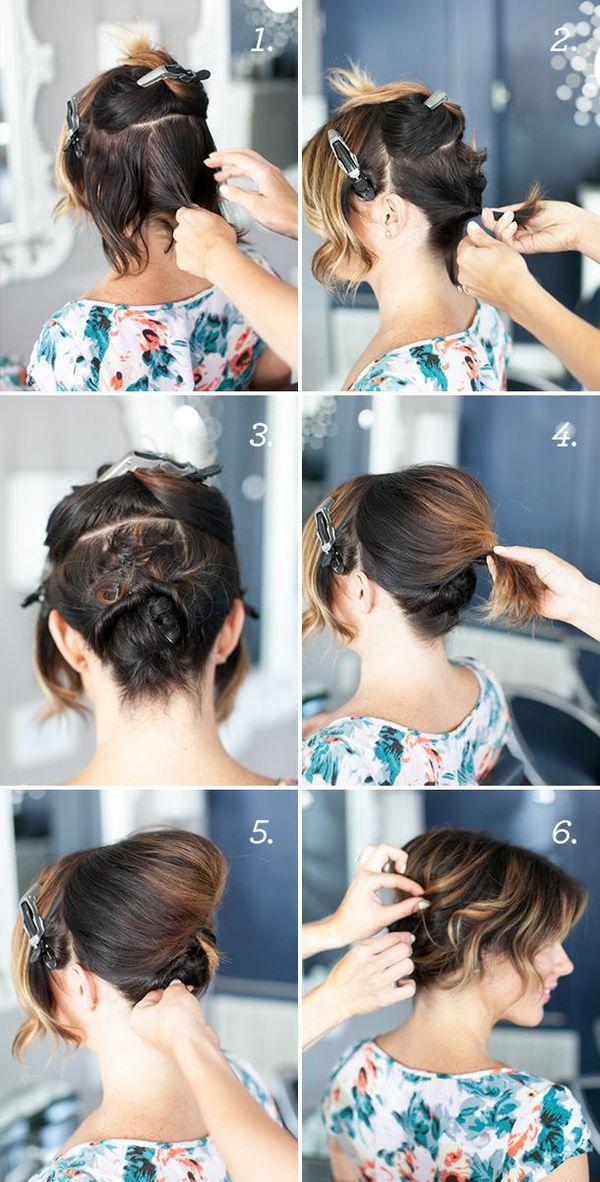 pelo corto peinado paso a paso