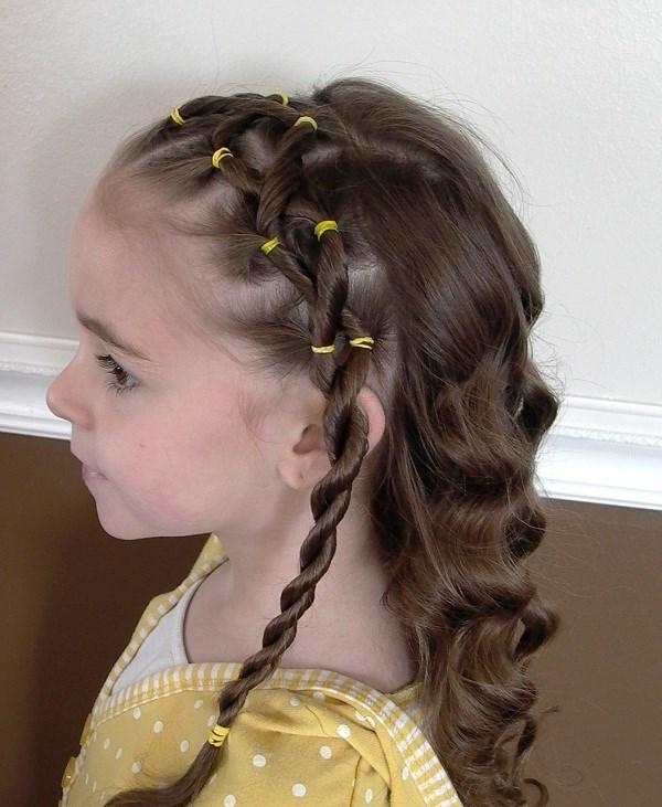 peinado de trenzas para niñas pequeñas