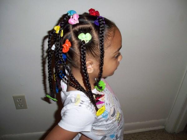 multiples trenzas peinados para niñas