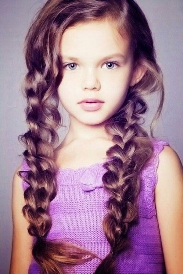 trenzas pelo largo para niñas