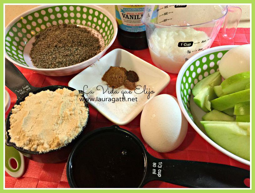 galletas manzana - ingredientes