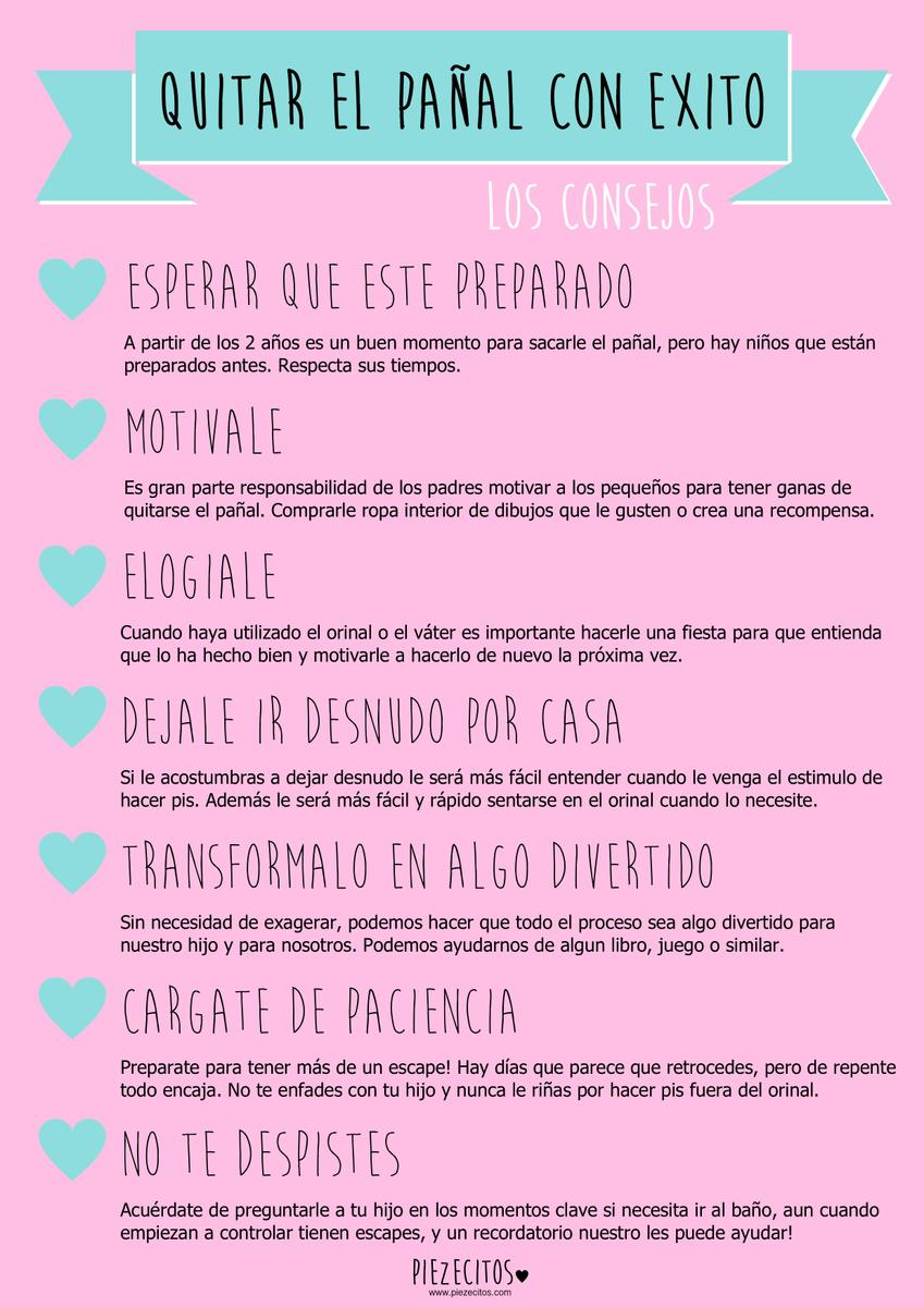 consejos como dejar el pañal