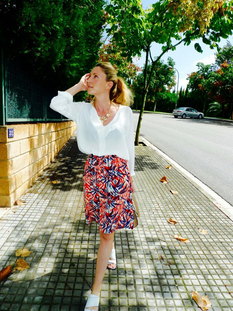 livelove-polly paula casielles white blouse with color skirt 4