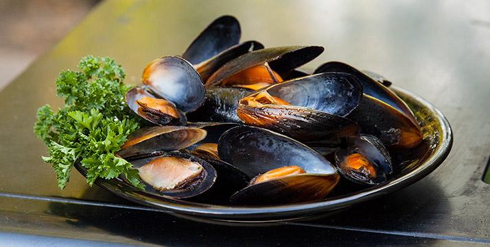 mejillones alimentos bajos en calorías