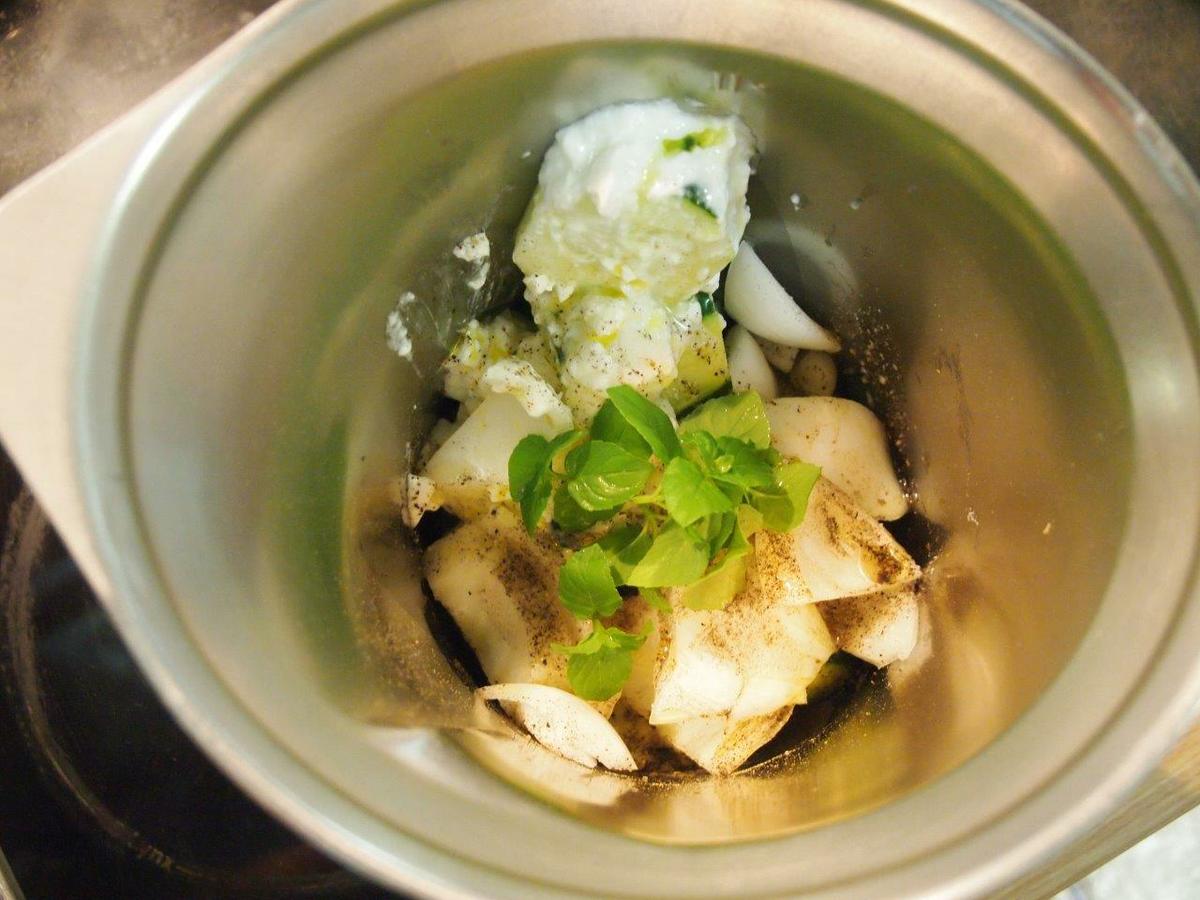 Crema de pepino y yogur