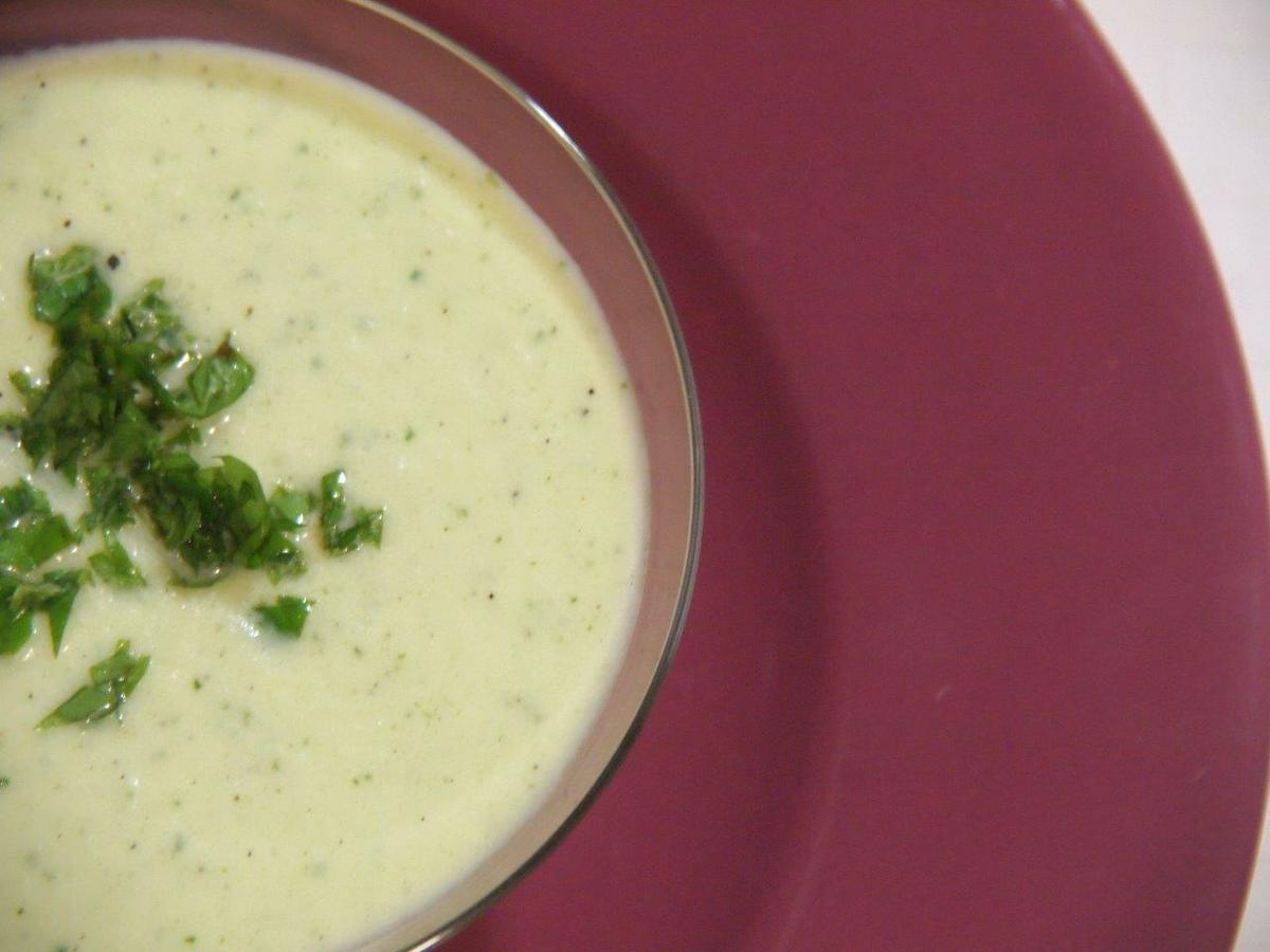 Crema de pepino yogur