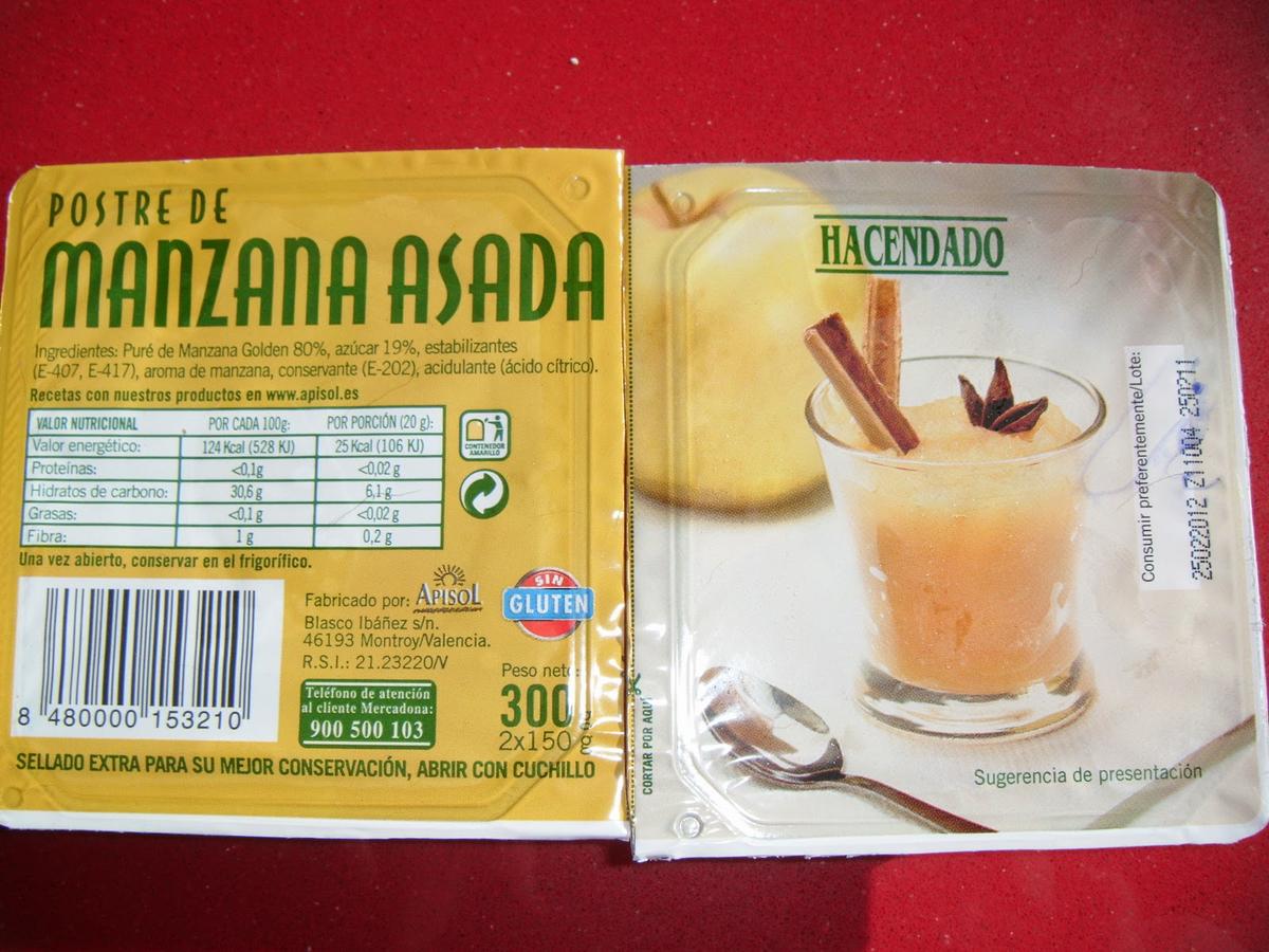 Postre de manzana