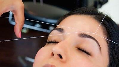 depilacion con hilo cejas