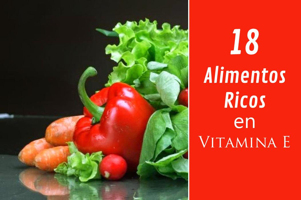Alimentos ricos en vitamina E