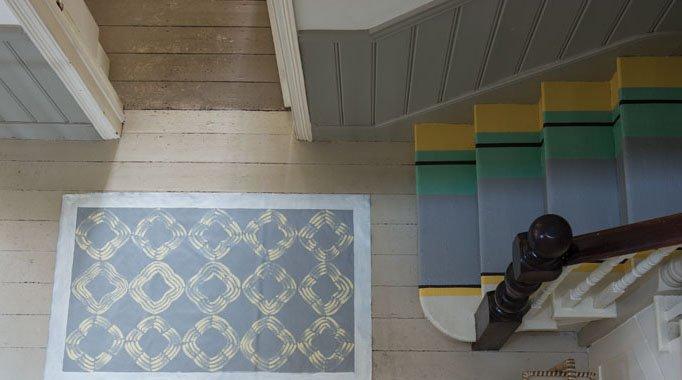 pintar los suelos arranque escaleras