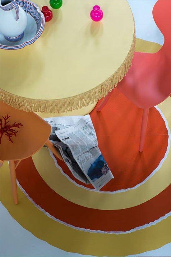 pintar los suelos circulos