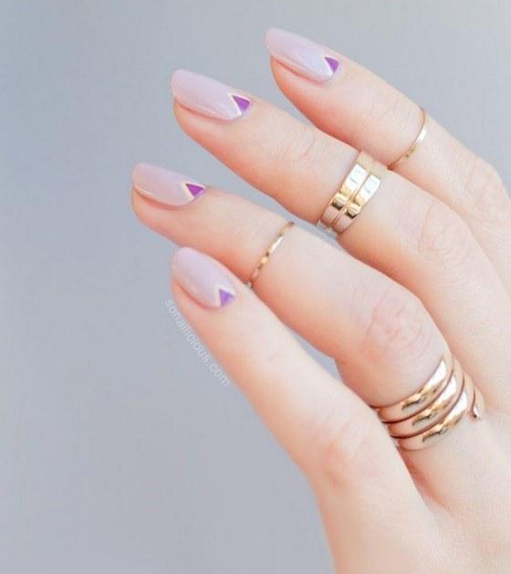 simples y elegantes uñas