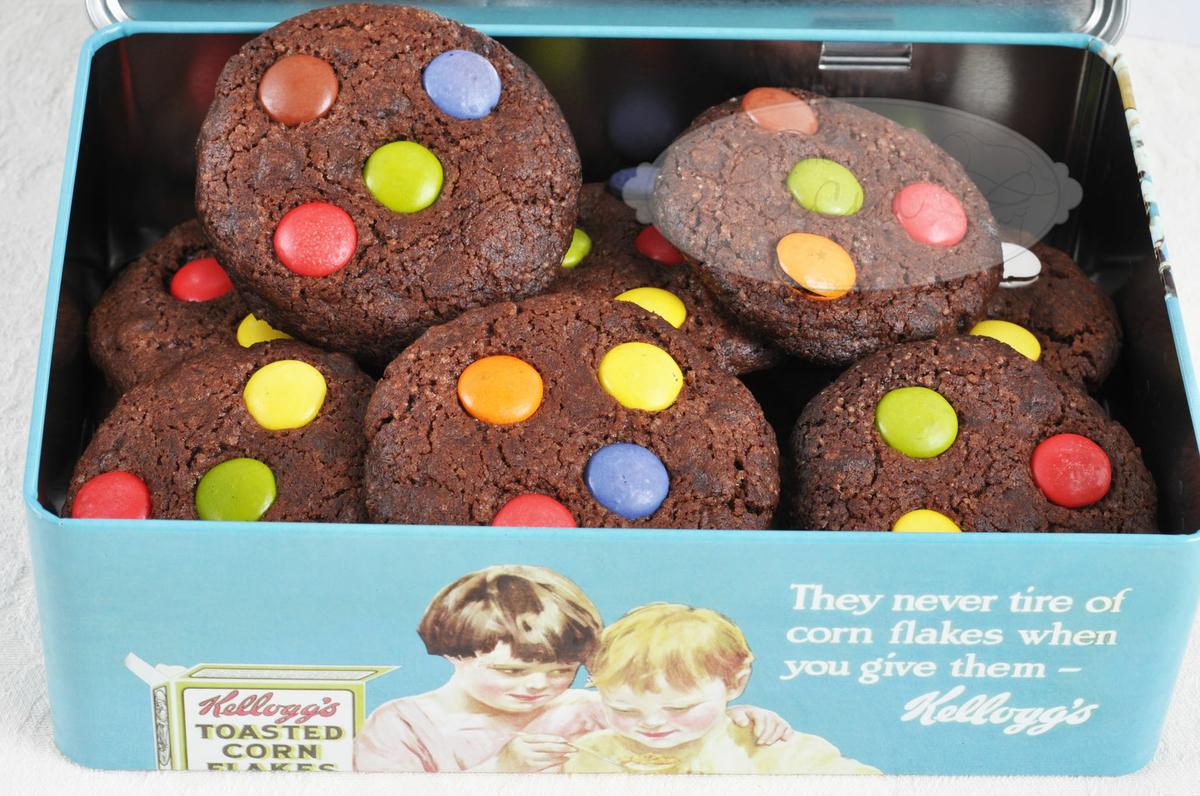 Cookies de chocolate con Lacasitos