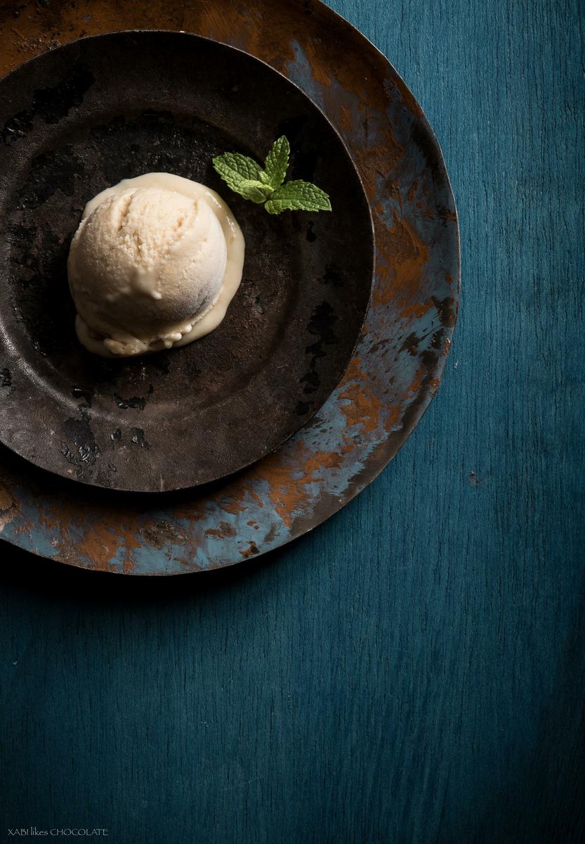 Helado de mascarpone