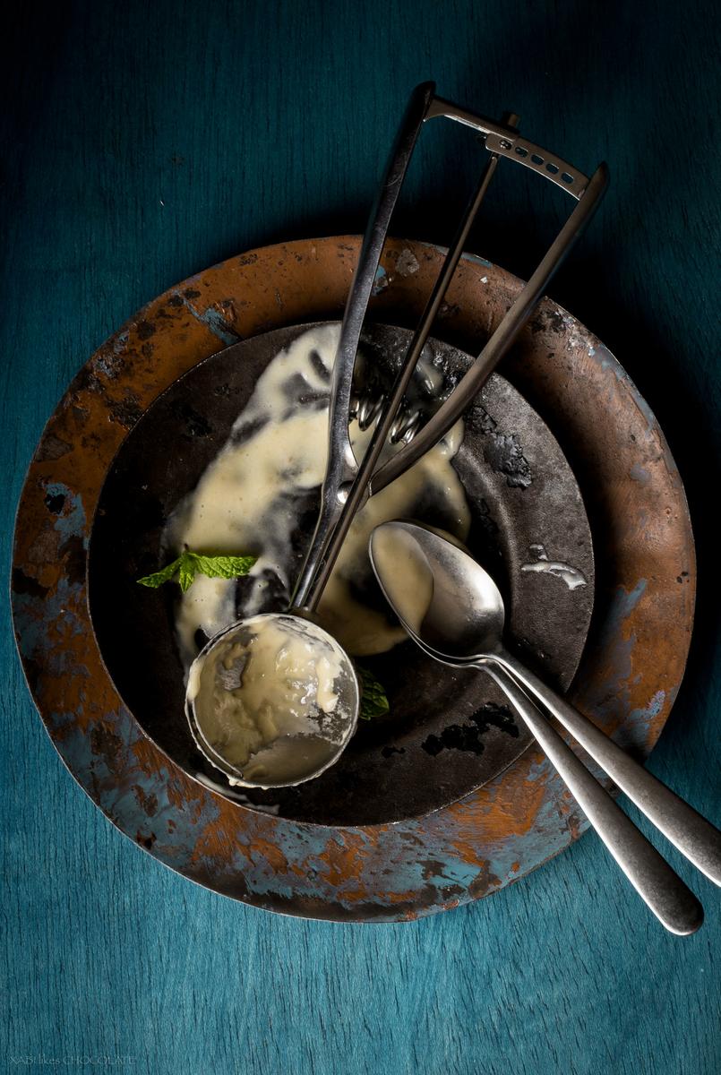 Helado de mascarpone