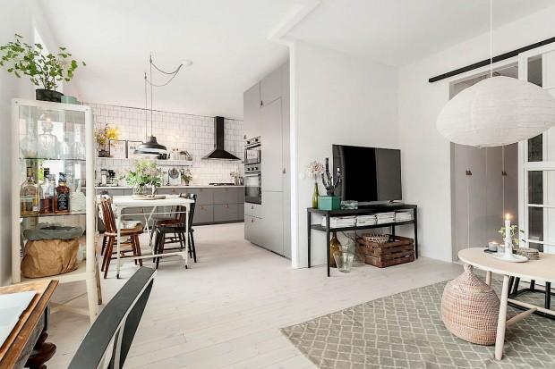 Ver la cocina desde el salon