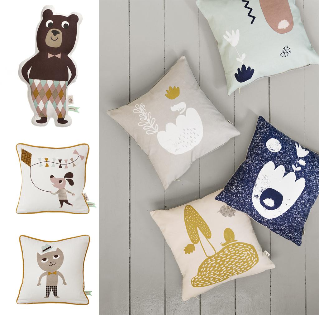 dormitorios infantiles - ferm living cojines