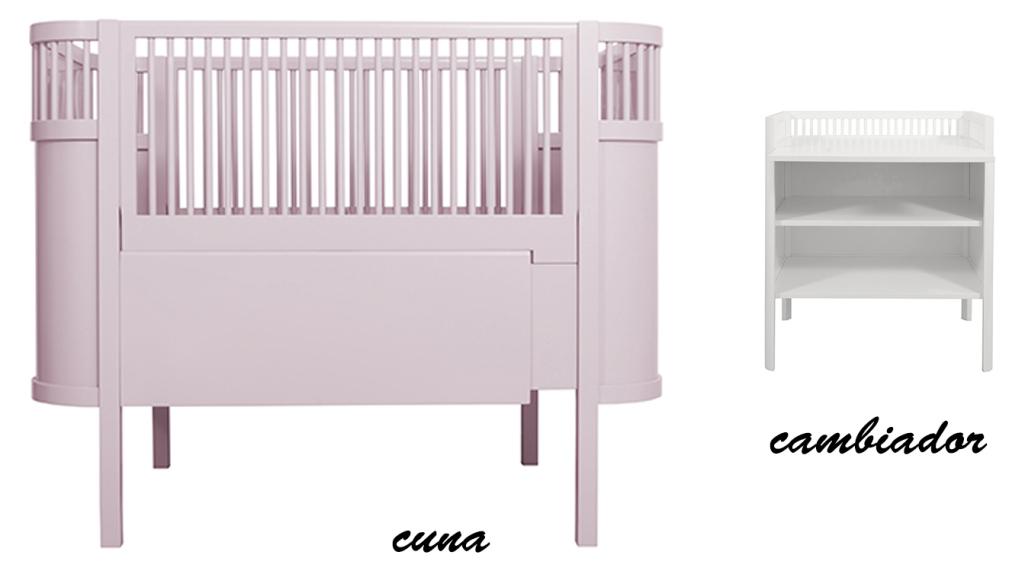 cuna y cambiador sebra