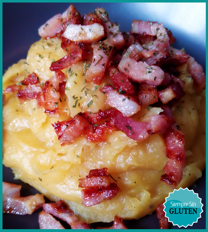 Patatas revolconas con bacon (Sin Gluten, Sin Lácteos, Sin Huevo)