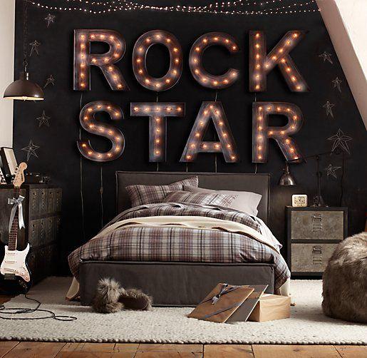7 maneras de decorar una pared en un dormitorio juvenil