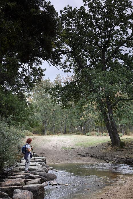 Vado de Las Pasaderas. Río Valsaín. Sendero de los Reales Sitios-Las Pesquerías Reales. La Granja-Valsaín. Segovia. España © Javier Prieto Gallego;
