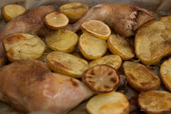 pollo al horno con limón