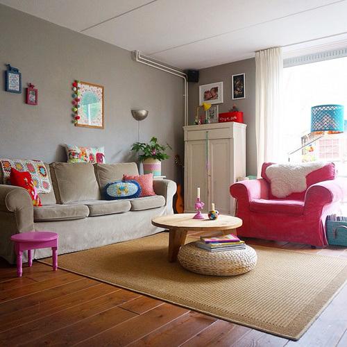 Casas con encanto colorido estilo entre boho y escandinavo 2