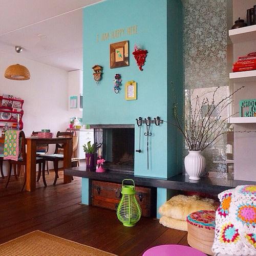 Casas con encanto colorido estilo entre boho y escandinavo 6