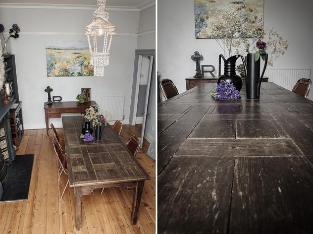 mesa madera vintage