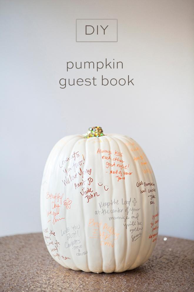 SomethingTurquoise-DIY-Pumpkin-Guest-Book-0001