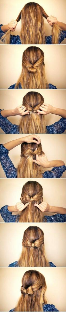 peinado para cabello largo tipo de moño