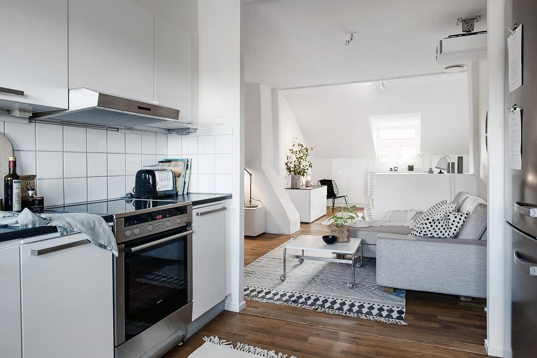 Gris y blanco en decoración