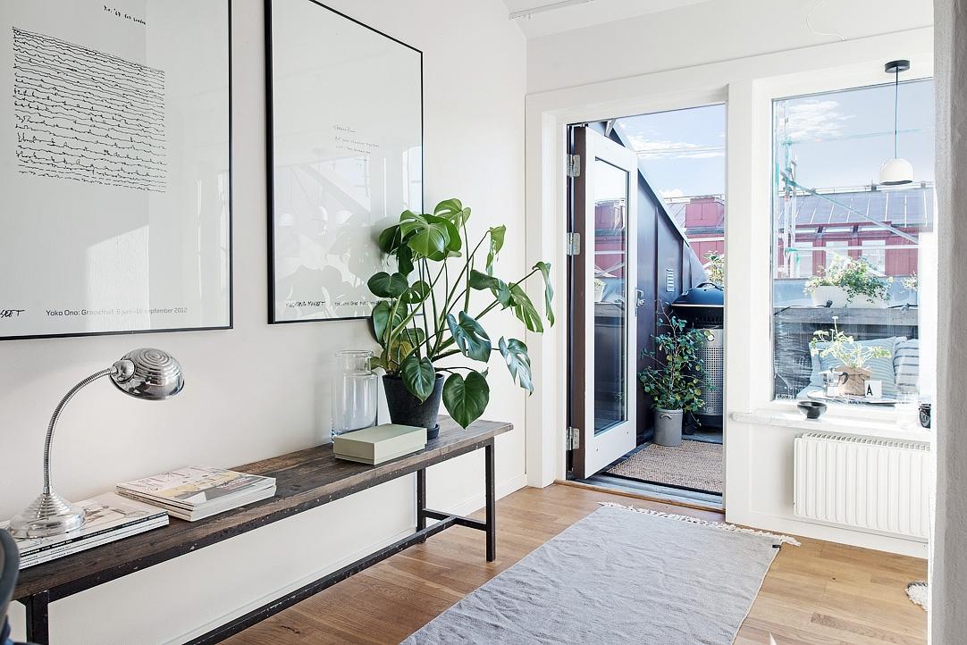 Gris y blanco en decoración