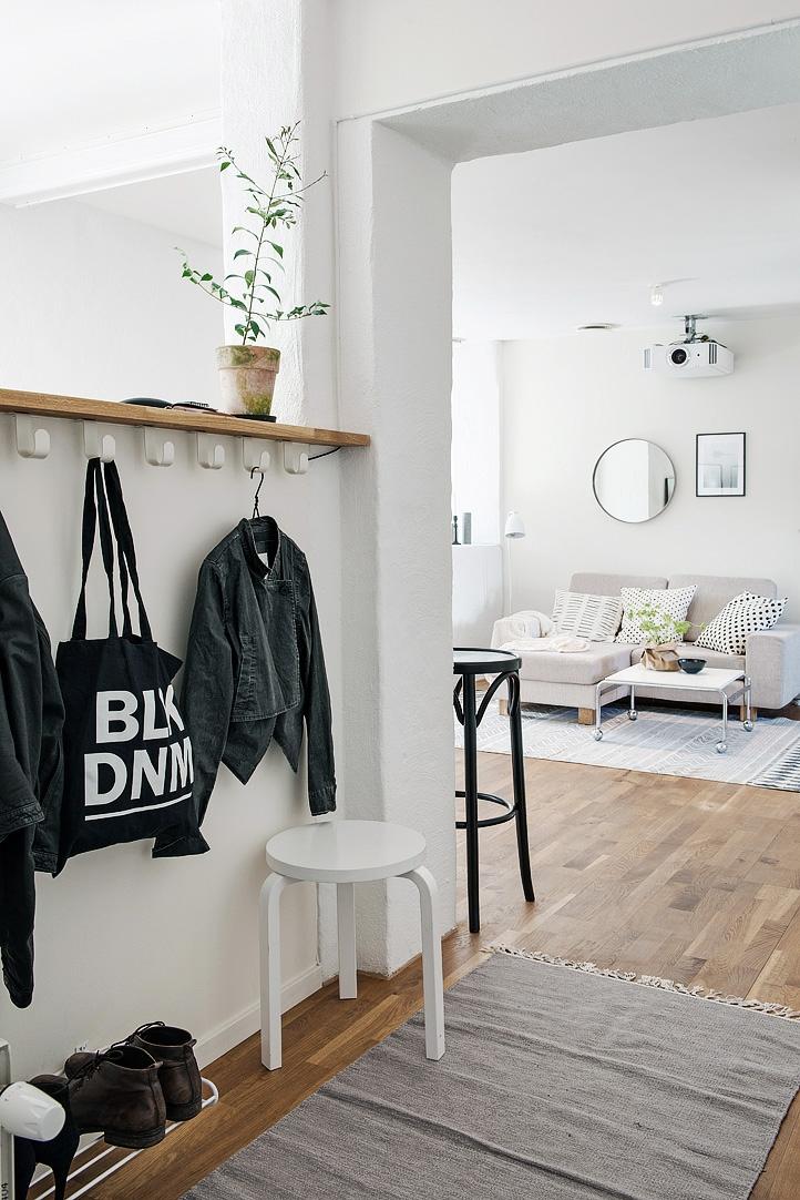 Gris y blanco en decoración