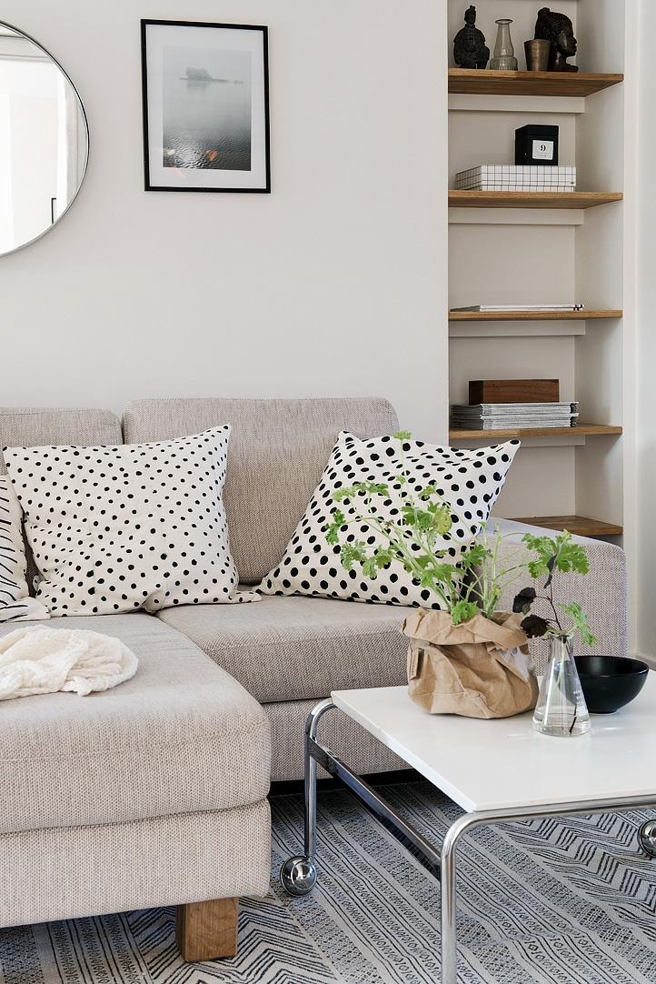 Gris y blanco en decoración