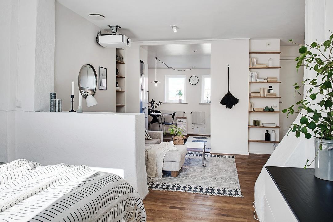 Gris y blanco en decoración