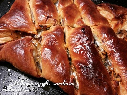 Milhojas de sardinas