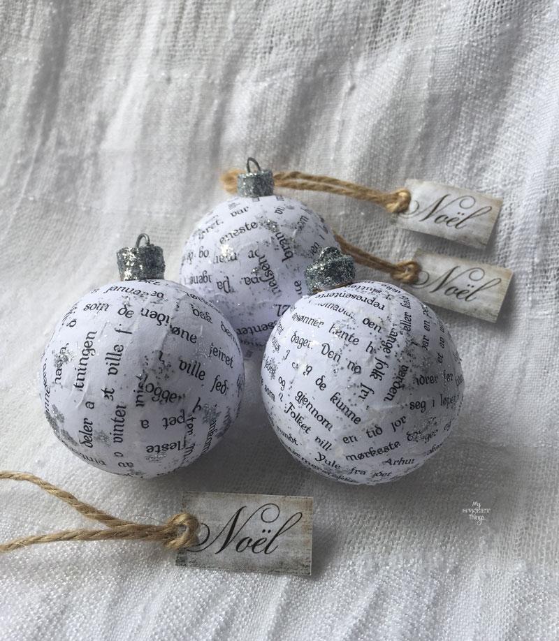 2015 Ornament Exchange - Nordic Ball Ornament | Via www.sweethings.net