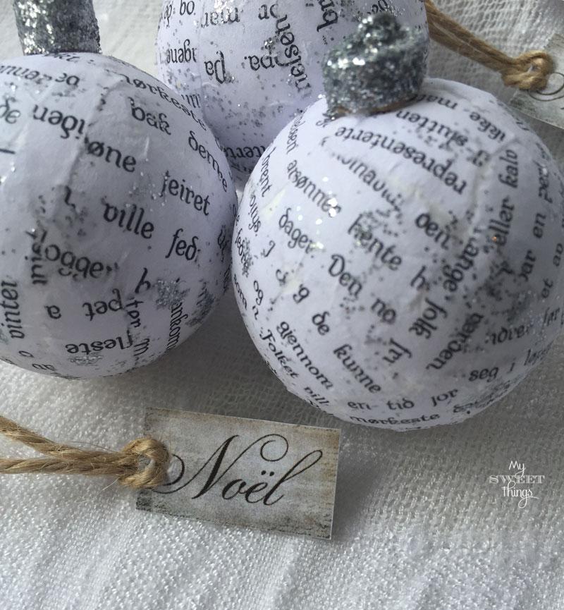 2015 Ornament Exchange - Nordic Ball Ornament | Via www.sweethings.net