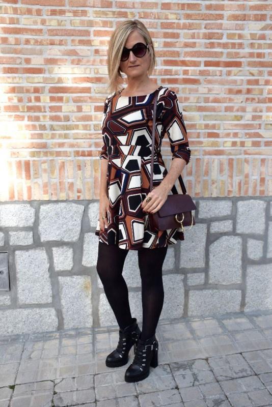 Chloe bags and retro dress