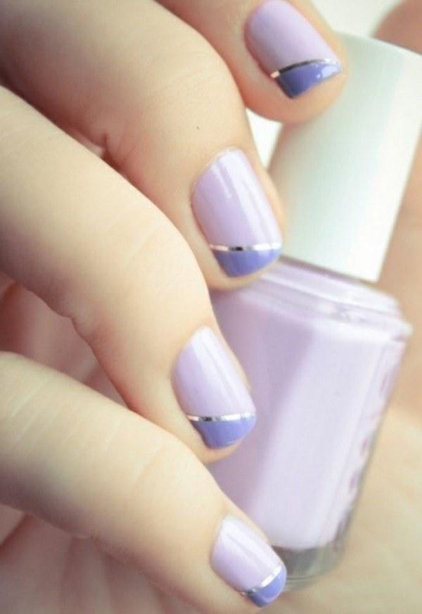 colores pastel en uñas