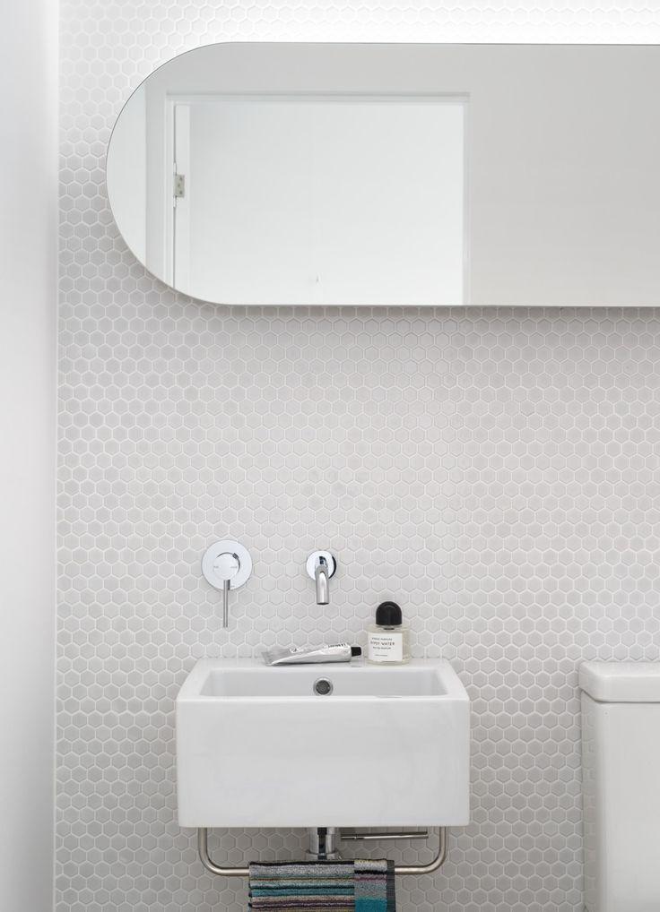 Mosaico hexagonal: Una propuesta para decorar baños y cocinas.