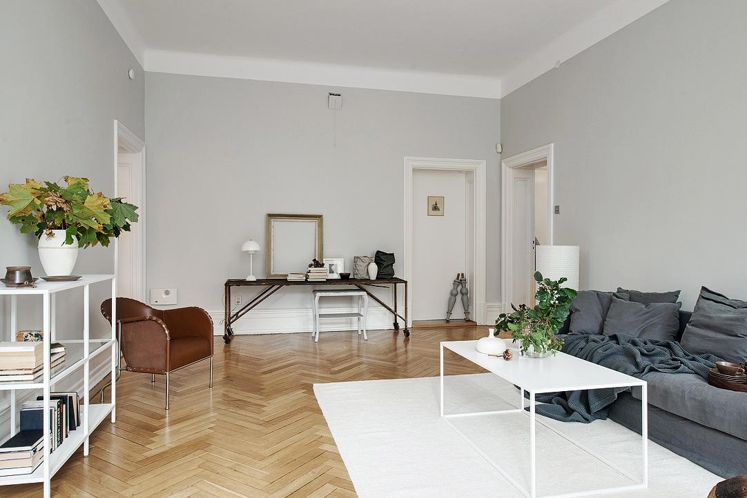 Estilo nórdico, madera y metal.