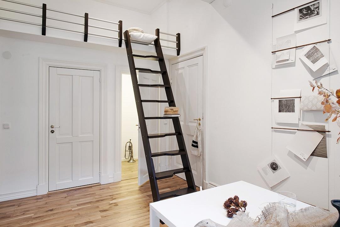 Estilo nórdico, madera y metal.